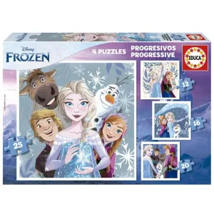 Pack 4 Puzzles Educa Borras 73 Piezas Frozen 19735