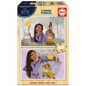 Pack 2 Puzzles Educa Borras 100 Piezas Wish 19739