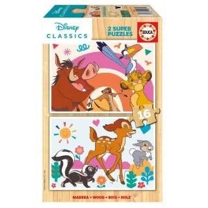 Pack 2 Puzzles Educa Borras 32 Piezas Disney Animals 19981