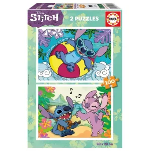 Pack 2 Puzzles Educa Borras 200 Piezas Stitch 19998