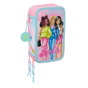 Plumier Safta Barbie Painterly 3 Compartimentos 412510857
