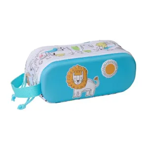 Portatodo Safta 3D Lion 2 Compartimentos 822543512