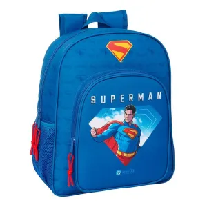 Mochila Junior Safta Superman Adaptable 612504640