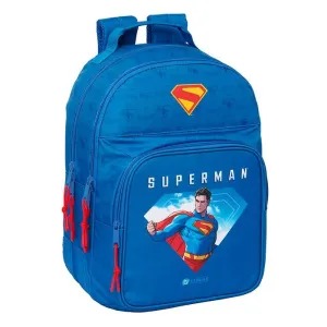 Mochila Safta Superman 2 Compartimentos Adaptable 612504773