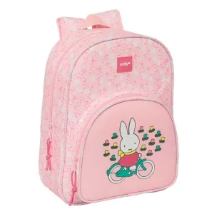 Mochila Infantil Safta Miffy Flores Adaptable 642520185