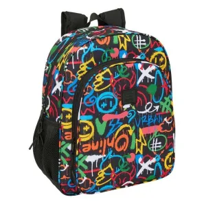 Mochila Junior Safta Graffiti Colors Adaptable 642623640
