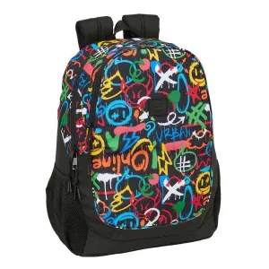 Mochila Safta Grafiti Colors Adaptable 642623665