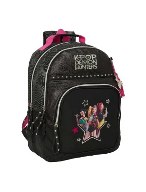 Mochila Safta Doble K-Pop Demon Hunters Adaptable 642668773