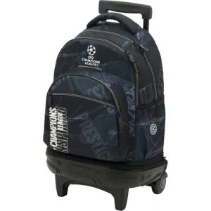 Mochila con Carro Desmontable Tandem Trolley Champions League Silver 418058
