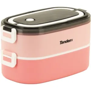 Tupper Doble Tandem Termico 1400Ml Rosa 941051