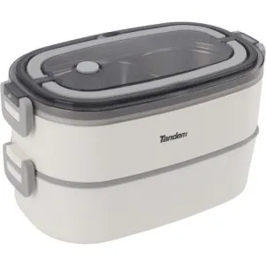 Tupper Doble Tandem Termico 1400Ml Blanco 941082