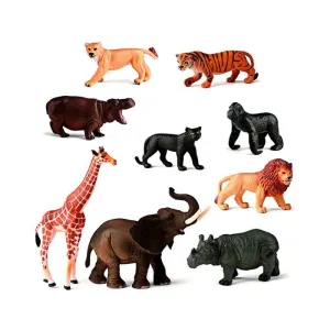Figuras Animales Selva 9 Unidades Miniland 25119