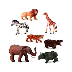 Figuras Animales Selva 7 Unidades Miniland 25123