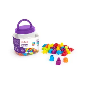 Vehículos Contadores 72 Piezas Miniland 27370