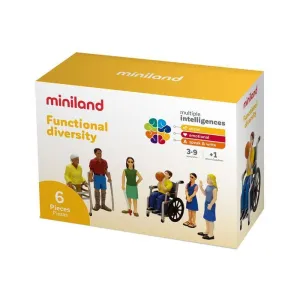 Figuras de Personas con Diversidad Funcional 6 Piezas Miniland 27389