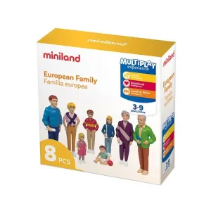 Figuras de Familia Europea 8 Unidades Miniland 27395