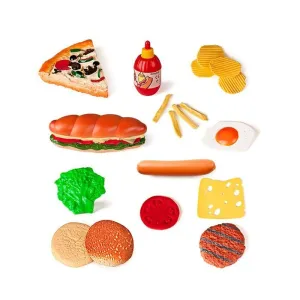 Alimentos Comida Rápida 19 Unidades Miniland 30585