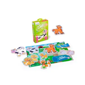 Set de 6 Puzzles: los Animales Miniland 36201
