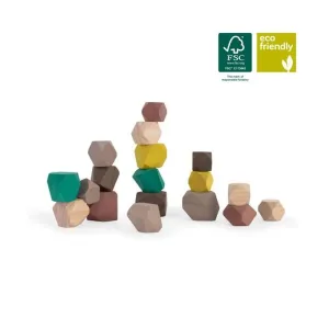 Towering Wood Stones 18 Piezas Miniland 94052