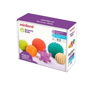 Set de Bolas Sensoriales Sensory Balls Miniland 97314