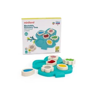 Puzzle Encajable con Figuras Sensoriales Miniland 97344