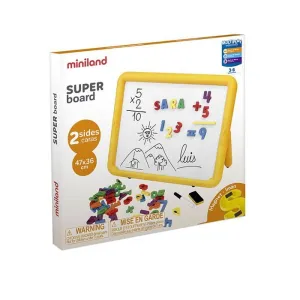 Pizarra Super Board con 2 Caras Metálicas Miniland 97928