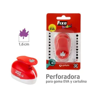 Troqueladora Goma Eva Fixo 1,6Cm Hoja Maple 00060351