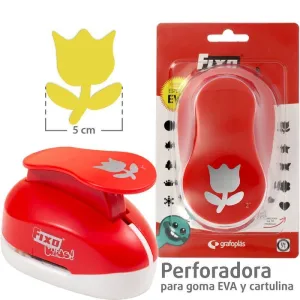 Troqueladora Goma Eva Fixo 5Cm Tulipan 00065051