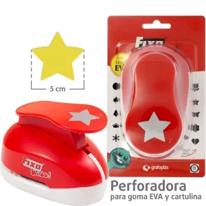 Troqueladora Goma Eva Fixo 5Cm Estrella 00065151
