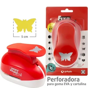 Troqueladora Goma Eva Fixo 5Cm Mariposa 00065251