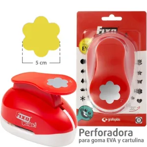 Troqueladora Goma Eva Fixo 5Cm Flor Daisy 00065351