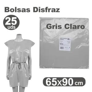 Pack 25 Bolsas Disfraz Fixo 65X90 Gris 00072071
