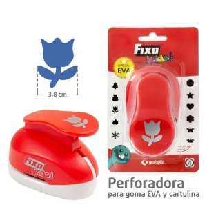 Troqueladora Goma Eva Fixo 3,8Cm Tulipan 00064751