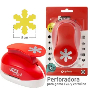 Troqueladora Goma Eva Fixo 5Cm Copo Nieve 00065651
