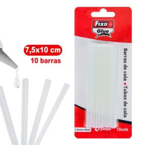 Pack 10 Barras Silicona Fixo Ø 0,75X10Cm 00058300