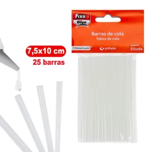 Pack 25 Barras Silicona Fixo Ø 0,75X10Cm 00058400