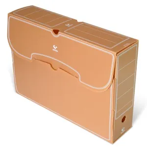 Caja Archivo Definitivo Plastico Grafoplas Folio Marron 70907800