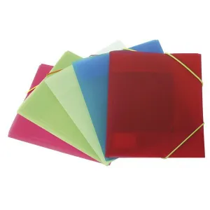 Carpeta Solapas Plastico con Gomas Grafoplas A5 Azul 04801530