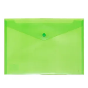 Sobre Plastico Grafoplas Broche Folio Translucido Verde 04871220