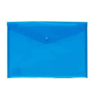 Sobre Plastico Grafoplas Broche Folio Translucido Azul 04871230