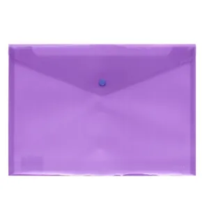 Sobre Plastico Grafoplas Broche Folio Translucido Violeta 04871235