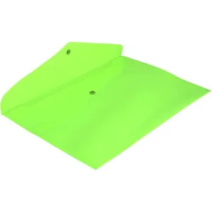 Sobre Plastico Grafoplas Broche Folio Fluor Verde 04871625