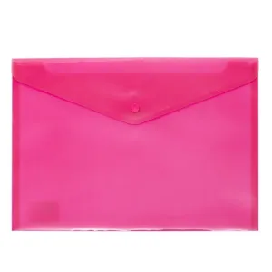 Sobre Plastico Grafoplas Broche Folio Translucido Fucsia 04871254
