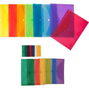 Sobre Plastico Grafoplas Broche Tarjeta Translucido Verde 04891220