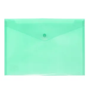 Sobre Plastico Grafoplas Broche Folio Translucido Verde Agua 04871226