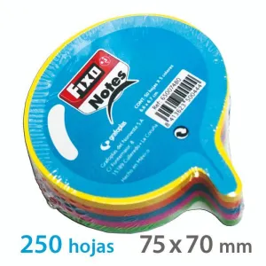 Taco Notas Adhesivas Fixo Pensamiento 250 Hojas Colores Fluor 65007480
