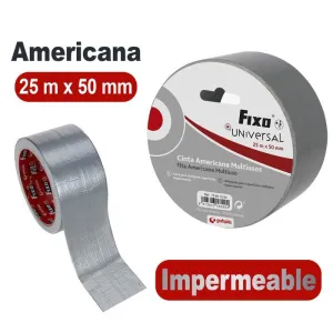 Cinta Fixo Americana Gris 50 mm X 25 M 75601200