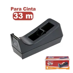Portacinta Fixo Office Negro 33M 87703010