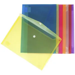 Sobre Plastico Grafoplas Velcro Folio Translucido Blanco 04872200