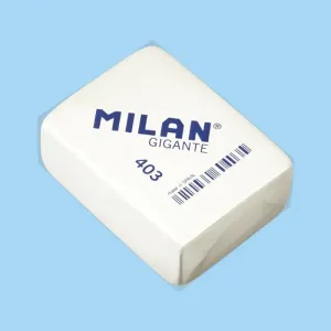 Goma Milan Gigante Miga de Pan Cuadrada Blanca 403